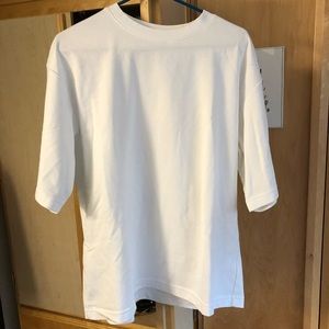 Uniqlo Oversized White T-Shirt Unisex Large